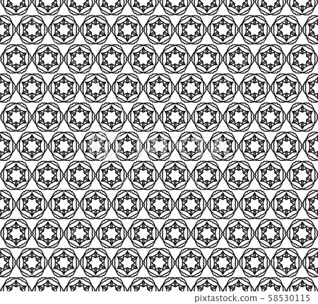 Seamless stars deco art pattern vector Seamless stars deco art pattern vector 58530115