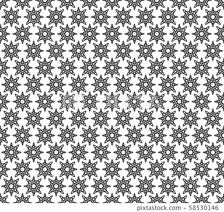 Seamless stars deco art pattern vector Seamless stars deco art pattern vector 58530146