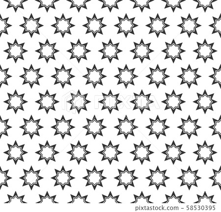 Abstract star geometric Seamless pattern . Abstract star geometric Seamless pattern . 58530395