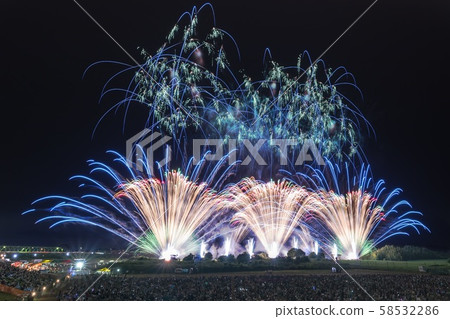 Joso City Fireworks Festival, Joso City, Ibaraki Prefecture Joso City Fireworks Festival, Joso City, Ibaraki Prefecture 58532286