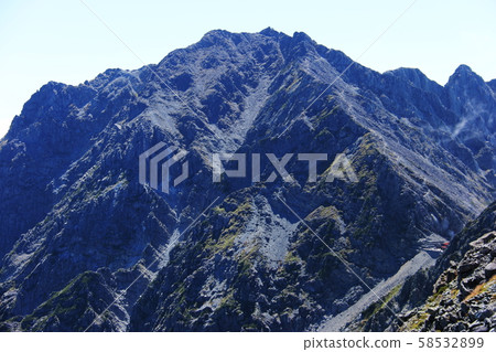 Northern Alps Longitudinal Crossing of the Hohotaka Mountains, Scenery from the summit of Kitahotakadake Northern Alps Longitudinal Crossing of the Hohotaka Mountains, Scenery from the summit of Kitahotakadake 58532899