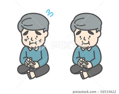 2種叔叔擔心腳氣 2種叔叔擔心腳氣 58533622