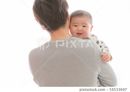 爸爸和孩子 58533697