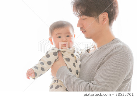 爸爸和孩子 58533701