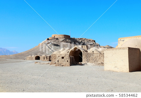 The site of Towers of Silence (Dakhma), Yazd, Iran 58534462