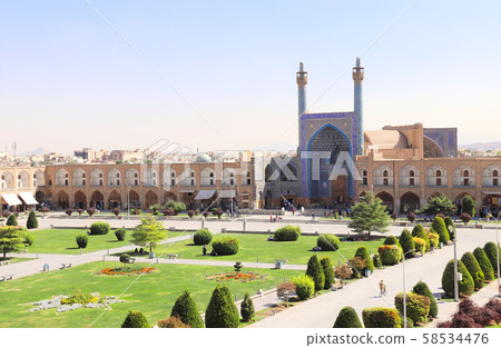 Imam Mosque and Naqsh-e Jahan Square, Isfahan, Imam Mosque and Naqsh-e Jahan Square, Isfahan, 58534476