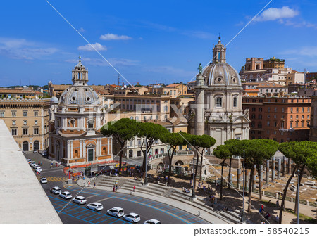Square Piazza Venezia in Rome Italy Square Piazza Venezia in Rome Italy 58540215