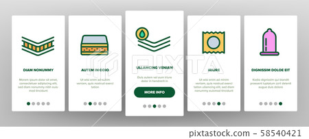 Latex Material Items Vector Onboarding Latex Material Items Vector Onboarding 58540421