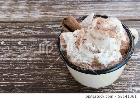 Delicious cold weather beverage background Delicious cold weather beverage background 58541361