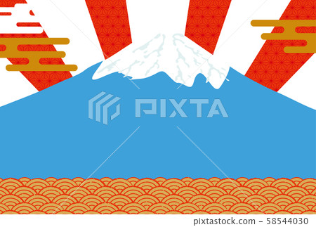 富士新年賀卡 58544030