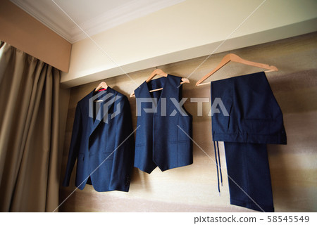 Man's style. dressing suit, shirt and cuffs Man's style. dressing suit, shirt and cuffs 58545549