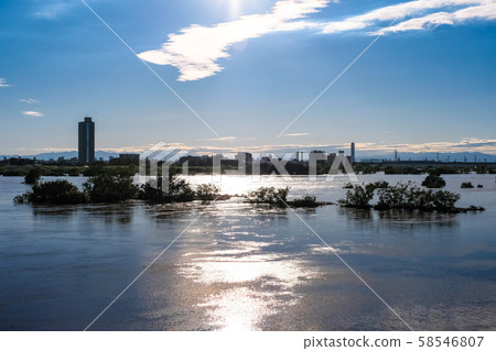Increased Arakawa Kawaguchi City, Saitama Prefecture, Toda City, Kita Ward, Tokyo, Itabashi Ward (from Saitama Prefecture side) Increased Arakawa Kawaguchi City, Saitama Prefecture, Toda City, Kita Ward, Tokyo, Itabashi Ward (from Saitama Prefecture side) 58546807