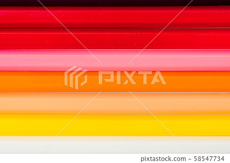 Color Pencils placed on a white background 58547734