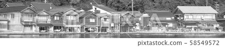 (Sepia) Kyoto Ine no Funaya (Sepia) Kyoto Ine no Funaya 58549572