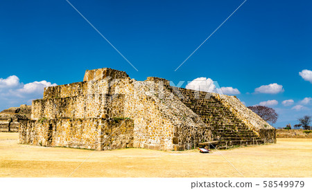 Monte Alban archaeological site in Oaxaca, Mexico 58549979