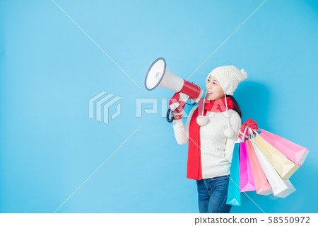 asian woman wear winter clothes asian woman wear winter clothes 58550972