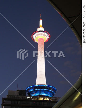 京都塔白色點亮 58551760