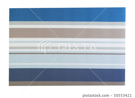 Napkin top view isolated on white 58553421