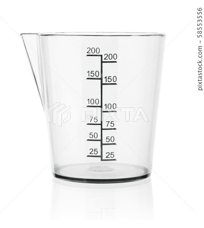 Measuring cup isolated on white Measuring cup isolated on white 58553556