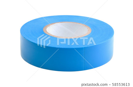 Roll of electrical tape isolated on white Roll of electrical tape isolated on white 58553613