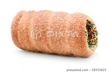 Trdelnik isolated on white background Trdelnik isolated on white background 58553625