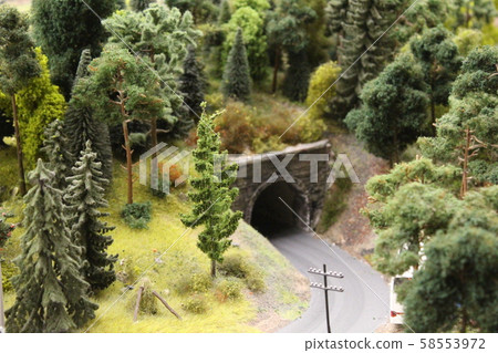 Toy city in a small size, very beautiful 58553972