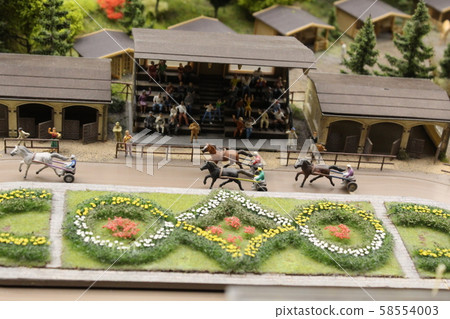 Toy city in a small size, very beautiful 58554003