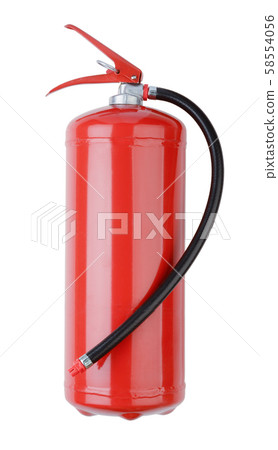 Fire extinguisher isolated on white 58554056