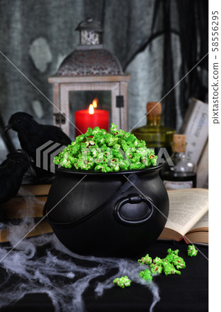 zombie popcorn pot of Halloween zombie popcorn pot of Halloween 58556295