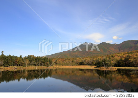 知床五湖的兩個湖泊（北海道沙裡鎮） 58558822