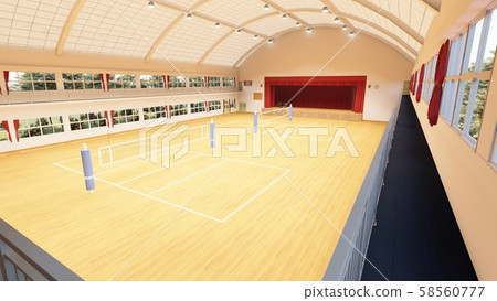 體育館排球比賽圖22 58560777