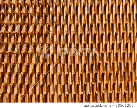 A wooden structure with a sculptural style A wooden structure with a sculptural style 58561265