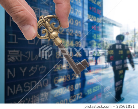 財務形象股票價格和關鍵 財務形象股票價格和關鍵 58561851