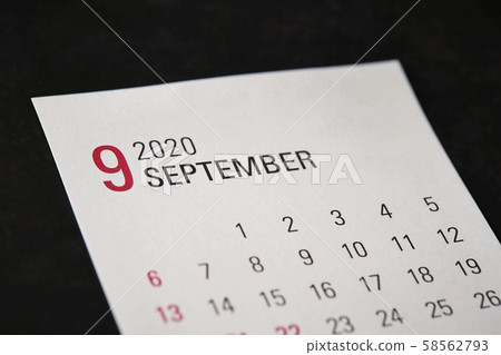 September 2020 Calendar 58562793