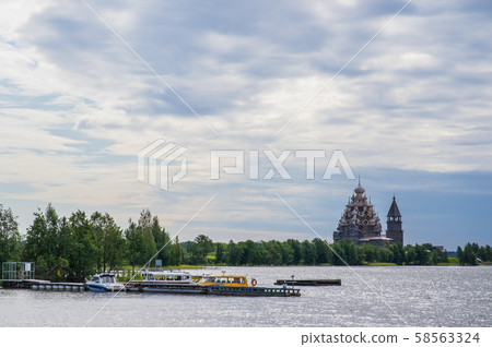 Kizhi Island wooden church architecture Kizhi Island wooden church architecture 58563324