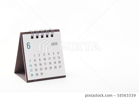 2020年6月的日曆 2020年6月的日曆 58563339