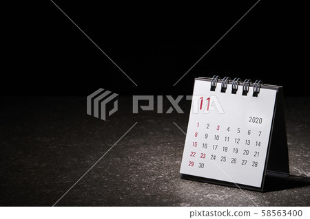2020年11月的日曆 2020年11月的日曆 58563400