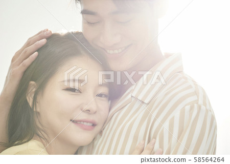 Romantic couple soft focus Romantic couple soft focus 58564264