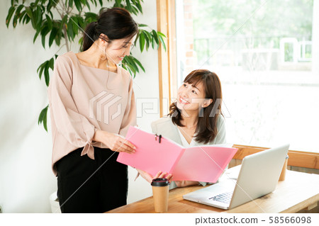 office worker✨ Double Row Downtown Privacy Workstation - 2-Person, 42