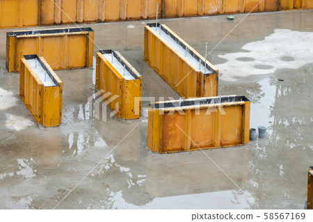 Foundation work (formwork bolt concrete) 58567169