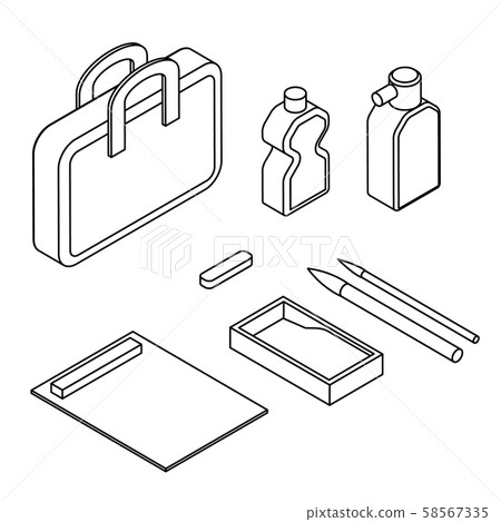 Calligraphy set 58567335