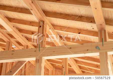 Wooden construction new construction 58567529