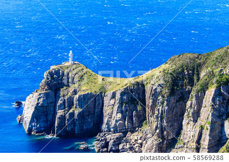 Osezaki Cliff and Osezaki Lighthouse [Goto City, Nagasaki Prefecture] 58569288