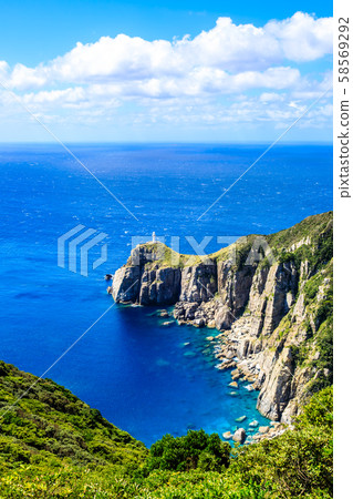 Osezaki Cliff and Osezaki Lighthouse [Goto City, Nagasaki Prefecture] 58569292
