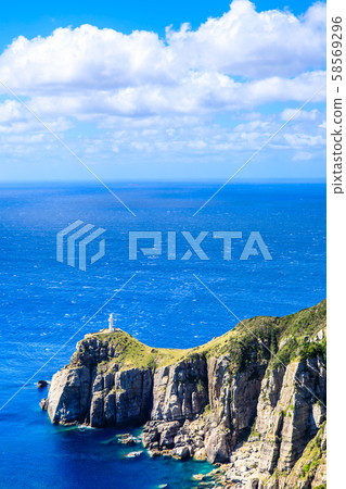 Osezaki Cliff and Osezaki Lighthouse [Goto City, Nagasaki Prefecture] 58569296