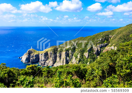 Osezaki Cliff and Osezaki Lighthouse [Goto City, Nagasaki Prefecture] 58569309