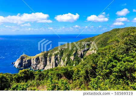Osezaki Cliff and Osezaki Lighthouse [Goto City, Nagasaki Prefecture] 58569319