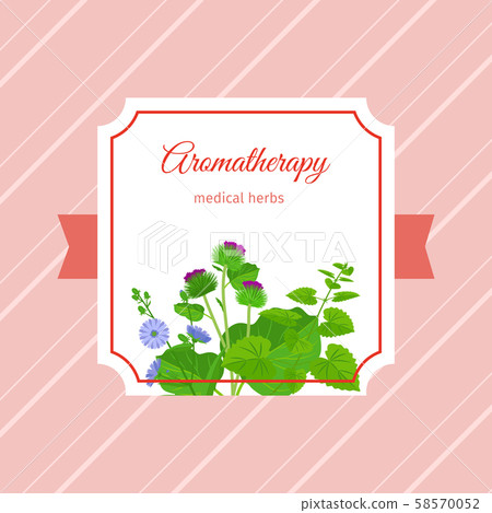 Aromatherapy medical herbs label design Aromatherapy medical herbs label design 58570052