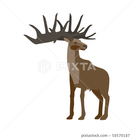 Prehistoric animal deer 58570187