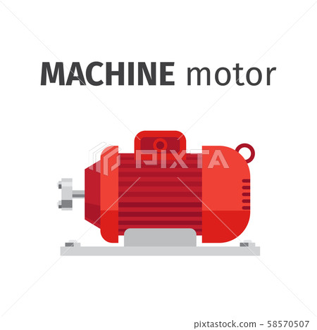 Machine motor flat element Machine motor flat element 58570507
